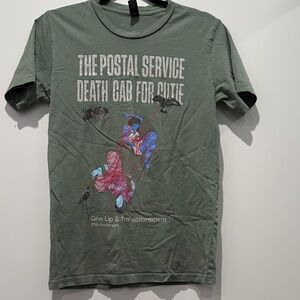 The Postal Service/Death Cab’s Men's Green Graphic T-Shirt